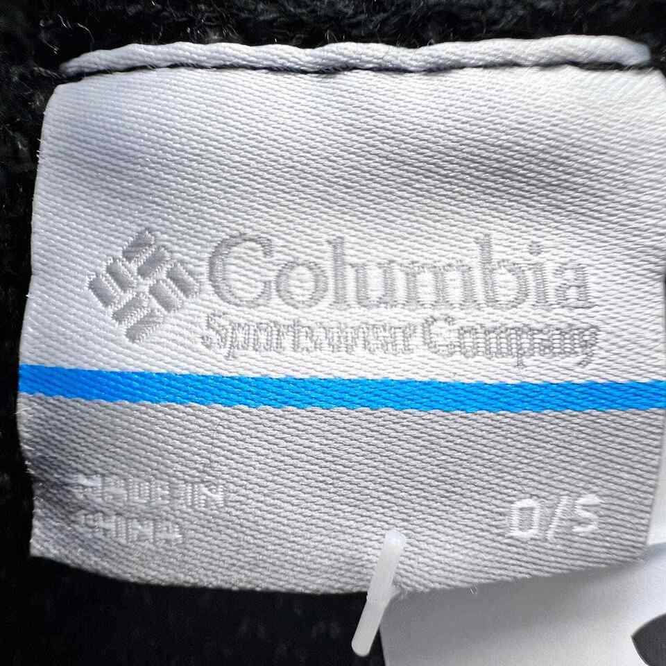 Columbia Plaid Poncho Sweater Black Gray Size OS Knit Mock Neck Knit ...