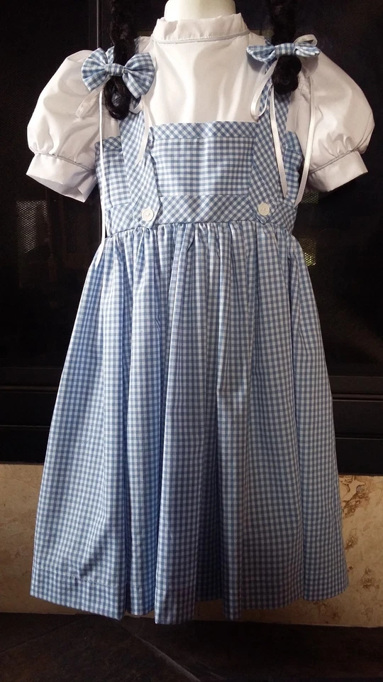 Wizard of Oz Dorothy inspired Child Costume Dress Toddler Size 1-8 years old - Image 4 of 4