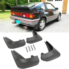 4x Front & Rear Mudguard Mud Flap Guard Splash Mudflap Fender For Honda CRX CRZ