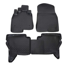 Floor Liners Mats For Mitsubishi Pajero 4 2007-2021 3d Heavy Duty Full Set