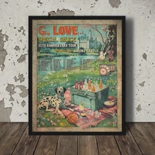 G. Love and Special Sauce Anniversary Tour Poster, Jakobs Castle Sublime Concert