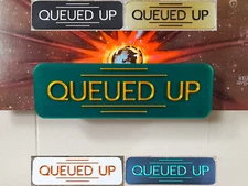 Queued Up Wall Mount Display for Vinyl Records - Retro LP Album Sleeve Shelf