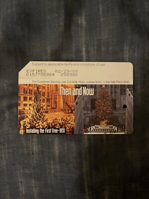 NYCT MTA MetroCard - Then And Now Rockefeller Plaza