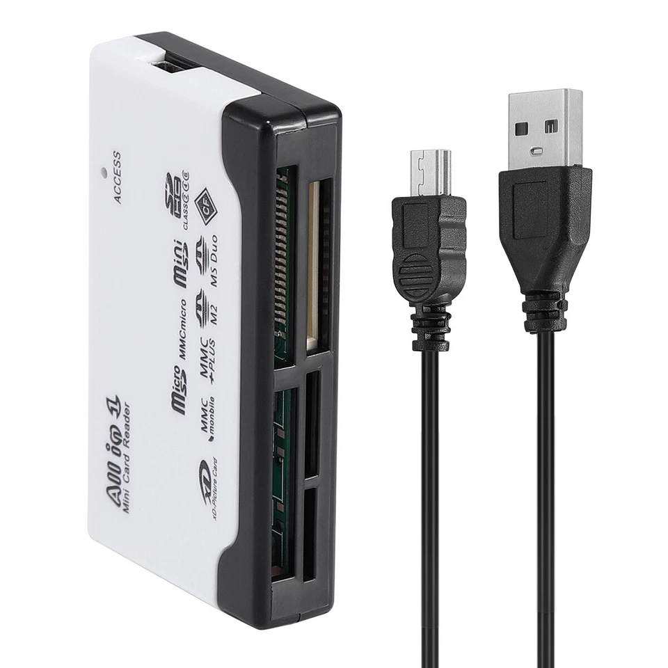 Multifunction Memory Card Reader For Micro SD, SD, XD, CF, M2, and MS, TF card - Image 2 of 4