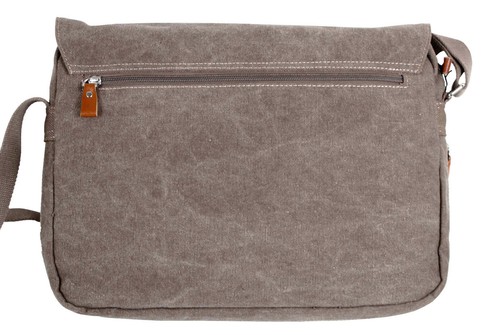 KATANA Grande gibecière sac à bandoulière toile garni cuir réf 6565 (6 coul.disp - Imagen 10 de 37