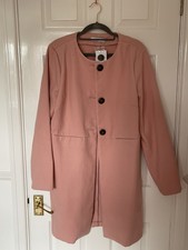 Just Fab Coat Pale Pink Size L