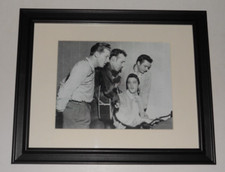 Large Framed 1956 Million Dollar Quartet Elvis,Carl,Johnny Cash,Jerry Lee Lewis