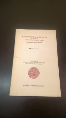 AMEDEO COTTINO - DER MARKT DER ARME - UNIVERSITÄT TURIN 1973