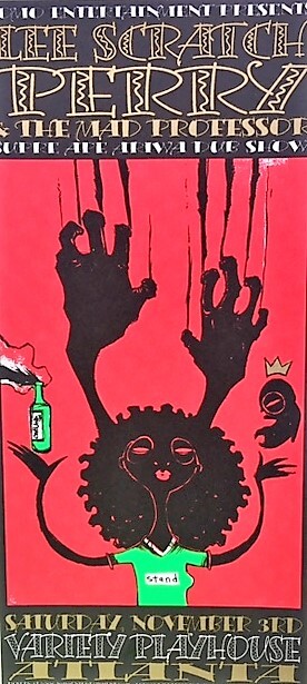 Lee Scratch Perry Handbill 2011 Concert Mini-Poster w/ The Mad