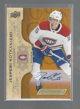 Jesperi Kotkaniemi 2018-19 Upper Deck Engrained Autographs #65 Group A