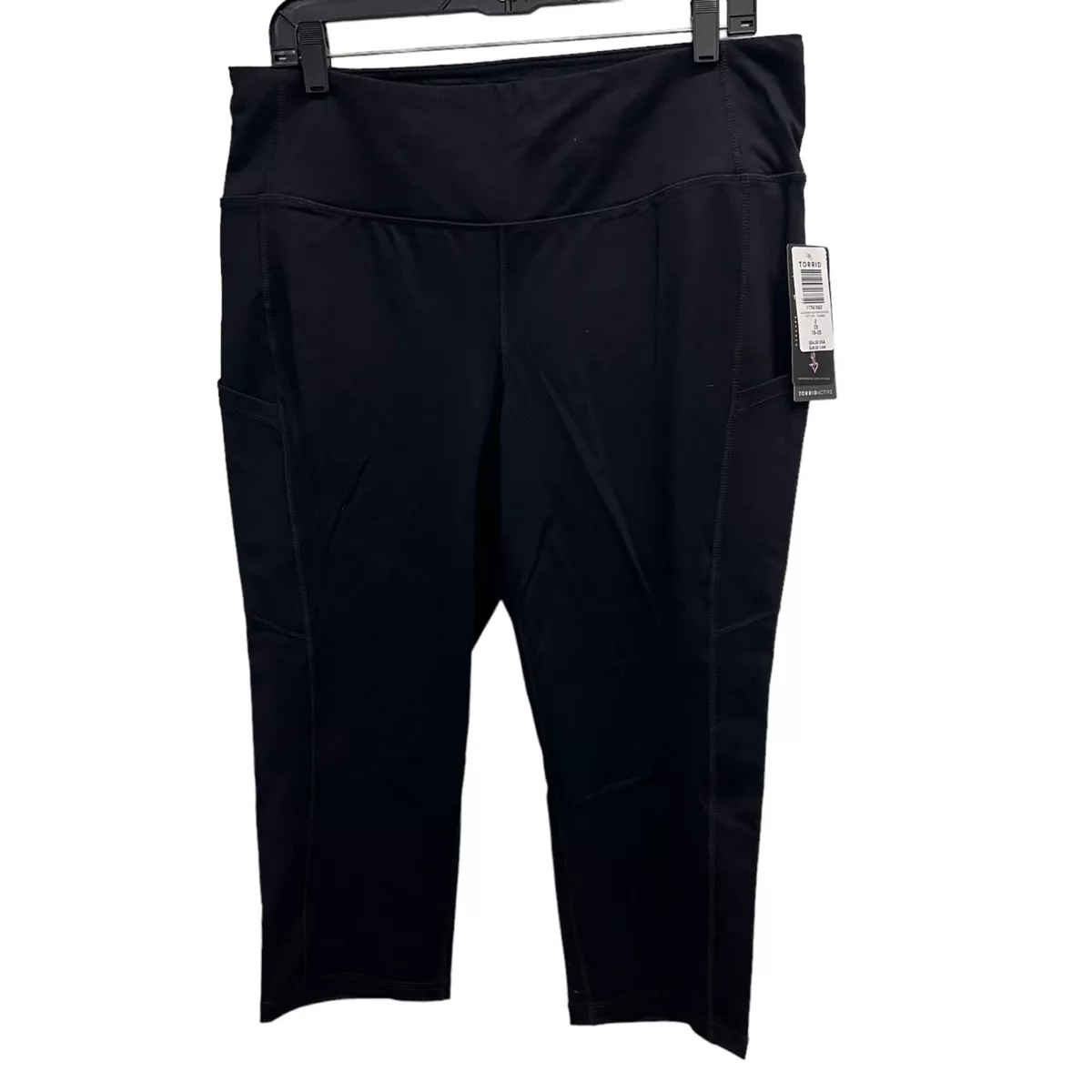 Torrid cropped black womens workout leggings NEW NWT Size 2XL eBay