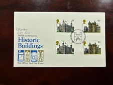 United Kingdom 1978 - Historic Buildings FDC stamps x 2 pairs Philatelic Bureau