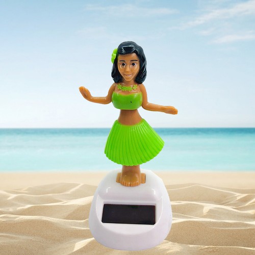 Solar Powered Dancing Toys Hawaii Girls Dancing Figures Indoor Car Ornament