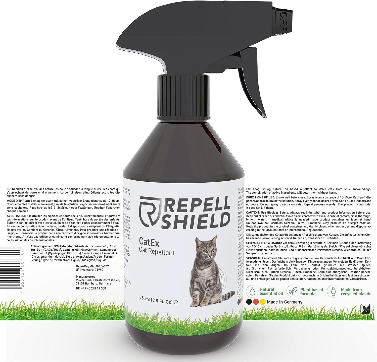 Cat Repellent Spray Indoor & Outdoor Stop Cats Urinating in House