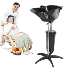 Shampoo Chair Bowl Sink Unit Station Spa Salon Beauty Equipment 55*55*103-139cm