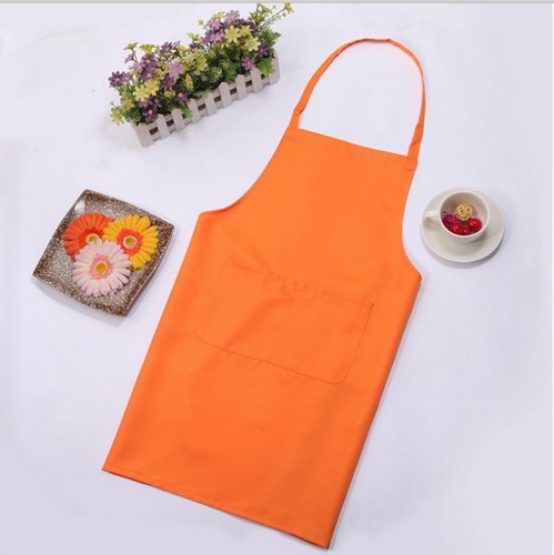 Plain Apron Bib Washable Pocket Butcher Waiter Chef Kitchen Cooking Craft AU - Picture 10 of 22