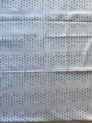 RILEY BLAKE 2017~Minki Kim Fabric~DEAR DIARY~Off White~LITTLE FLAGS TRIANGLES~