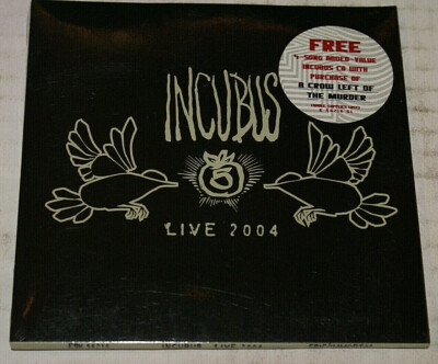 Incubus Live 2004 with 4 Rare Live trx Promo Bonus CD Single Sealed Limited New