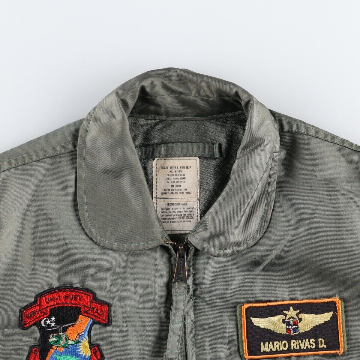 80'S CWU-36P Military Flight Jacket Made in USA MEDIUM Men's 80'S CWU-36P Military Flight Jacket Made in USA MEDIUM Men's