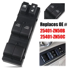 Power Window Master Control Switch Driver Side for 2007-2012 Nissan Altima Sedan