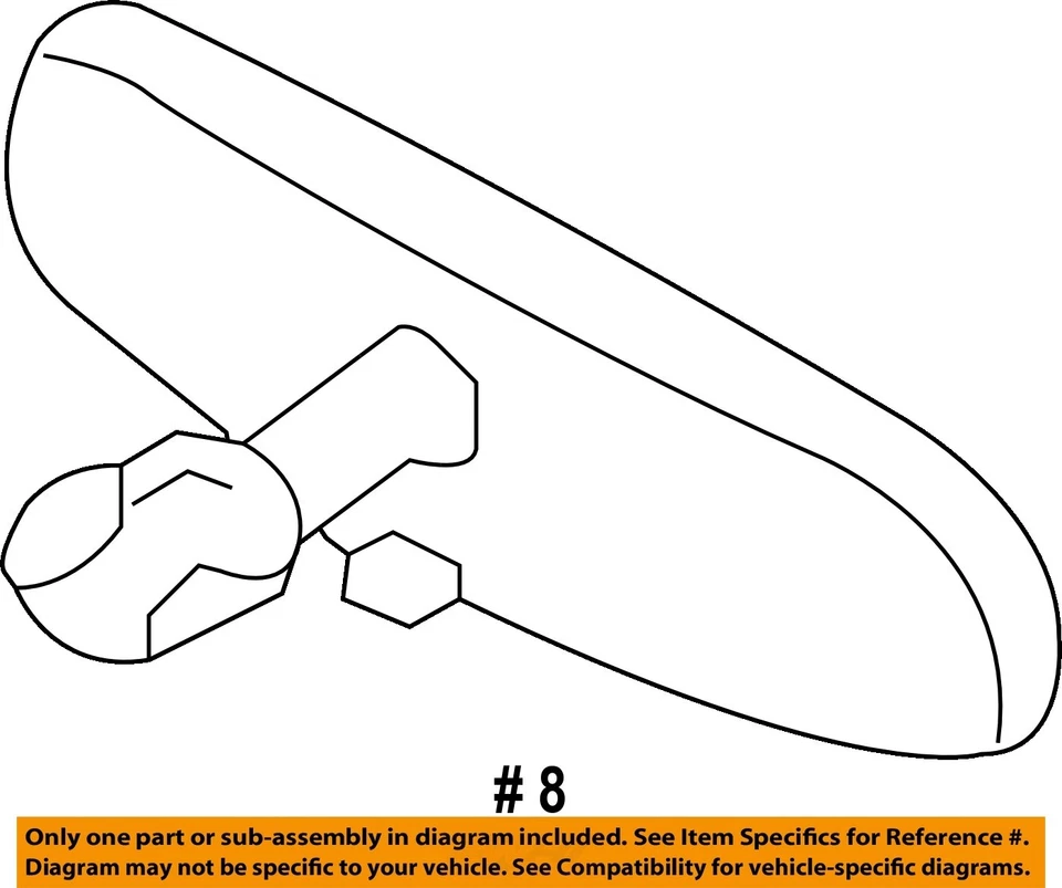Espejo retrovisor interior delantero central usado se adapta a: Nissan Altima 2011 con navegación Foto 4 de 4