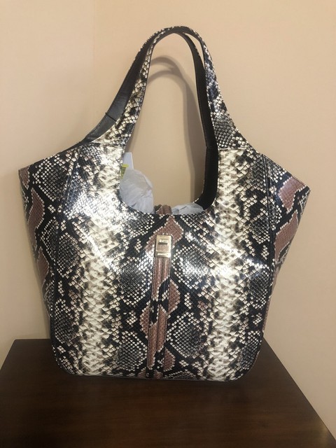 brahmin carla leather tote