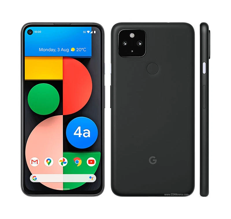 Google Pixel 4a 5G - G025E - 128GB Just Black (Unlocked) - A Stock- Light Shadow