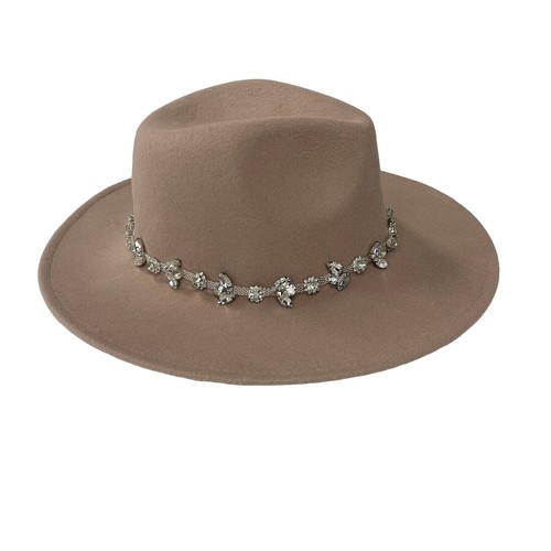 Winfield Cover Brown Suede Western Cowboy Hat Feather Embellishment - Size M‎ 48 Vintage Leather Suede Brim Western Feather Hat - Winfield  main image 2