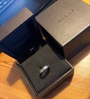 18ct white gold Gucci Icon ring size 11/ K hallmarked, comes with box