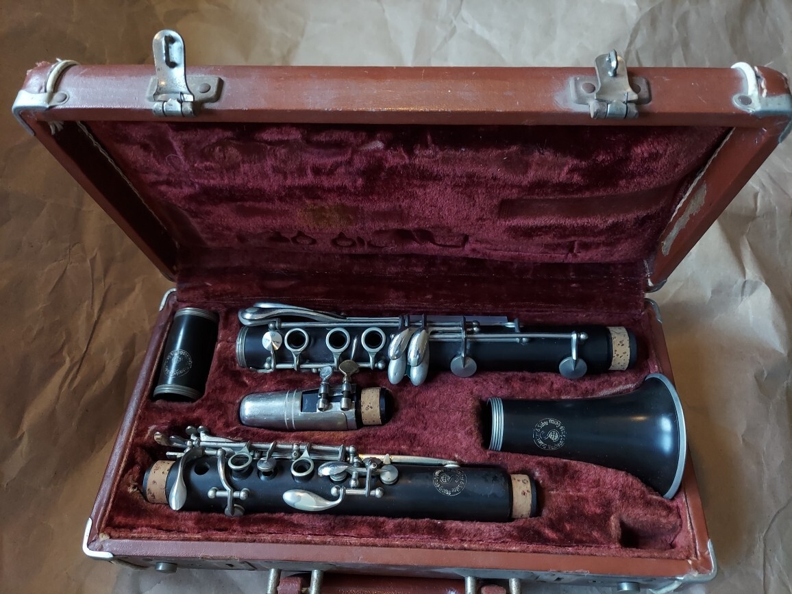 Schreiber and Sohne soprano clarinet with case, Germany, Very Good