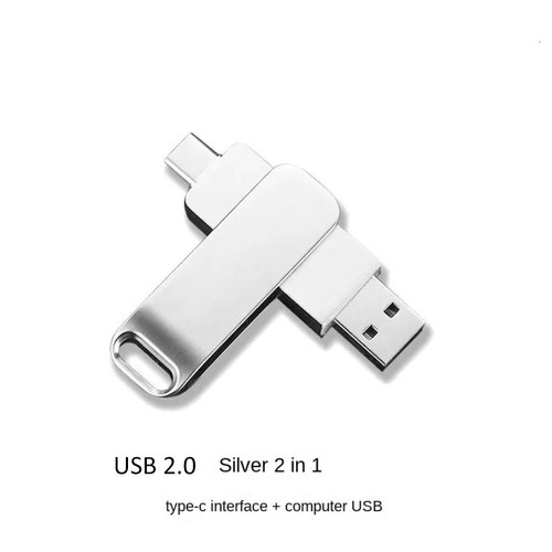 Type-c Interface Mobile Phone USB 2 in 1 USB Hub 2.0/3.0 Flash Drive Car - Photo 6/12