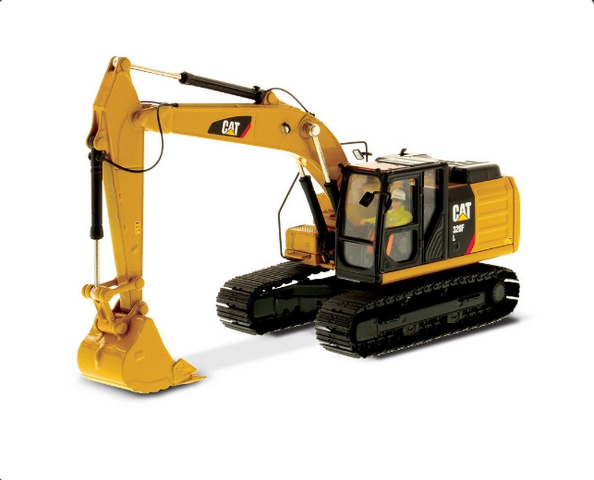 1/50 DM Caterpillar Cat 320F L Hydraulic Excavator Diecast Models
