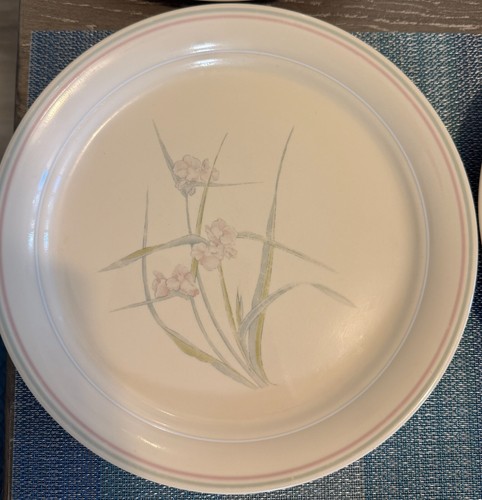 4 Dinner Plate Spring Pond (Corelle) by Corning 10 1/4" - Picture 3 of 6