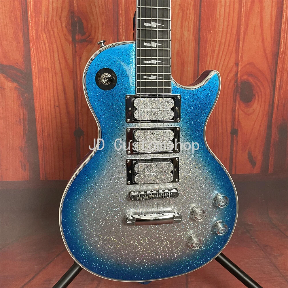 Ace frehley blue burst cheap guitar