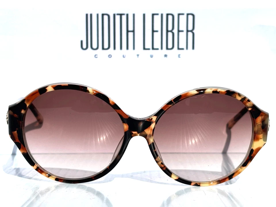 NUEVAS Gafas de sol para mujer Judith Leiber TOPAZ Tortuga GRADIENTE Marrón Lente JL5000 02 Foto 3 de 4
