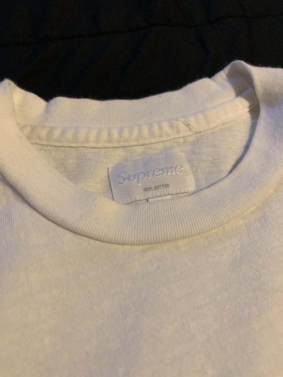 Supreme Curve Logo Tee SS 17 Size M | eBay