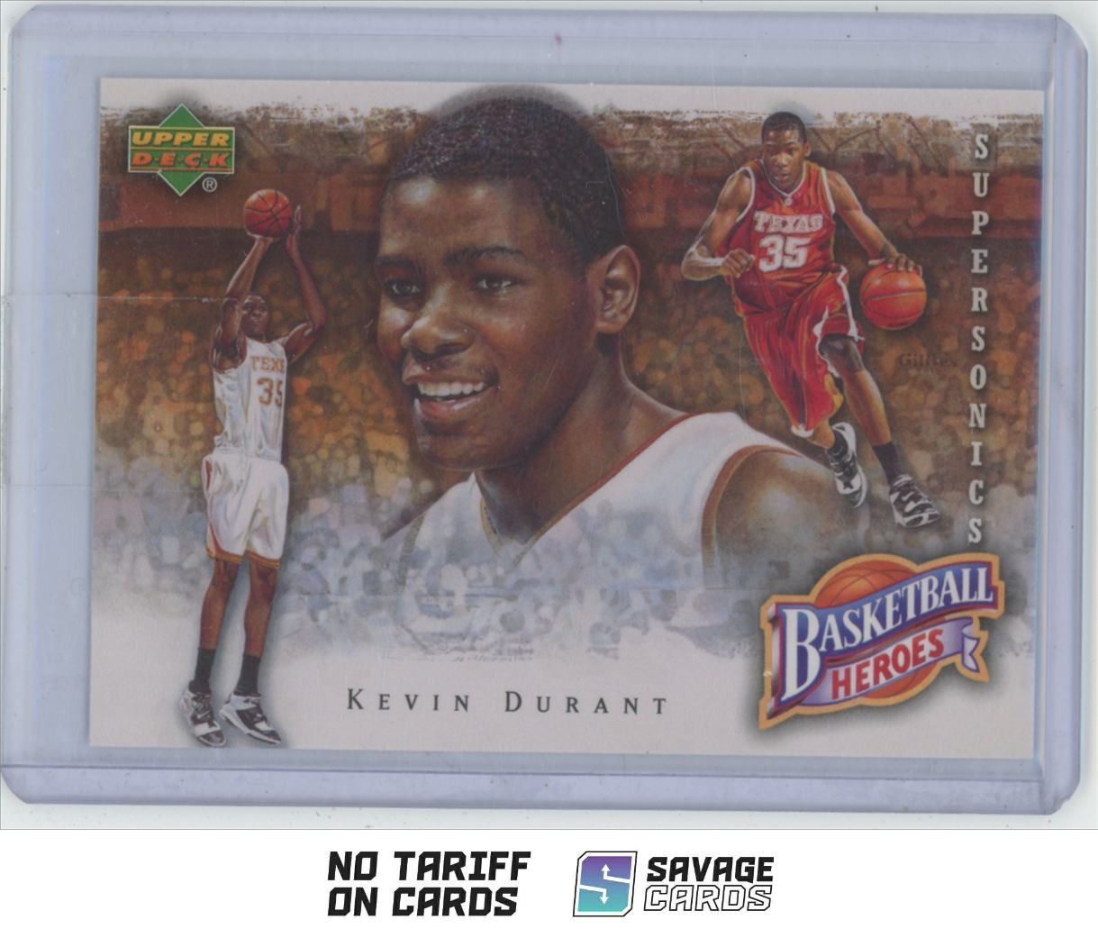 2007-08 Upper Deck Basketball Heroes Rookie Kevin Durant #KD-1 Seattle