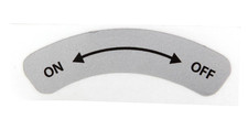 Vespa Fuel Tap Lever ON - OFF Sticker All Vespa Models After 1984