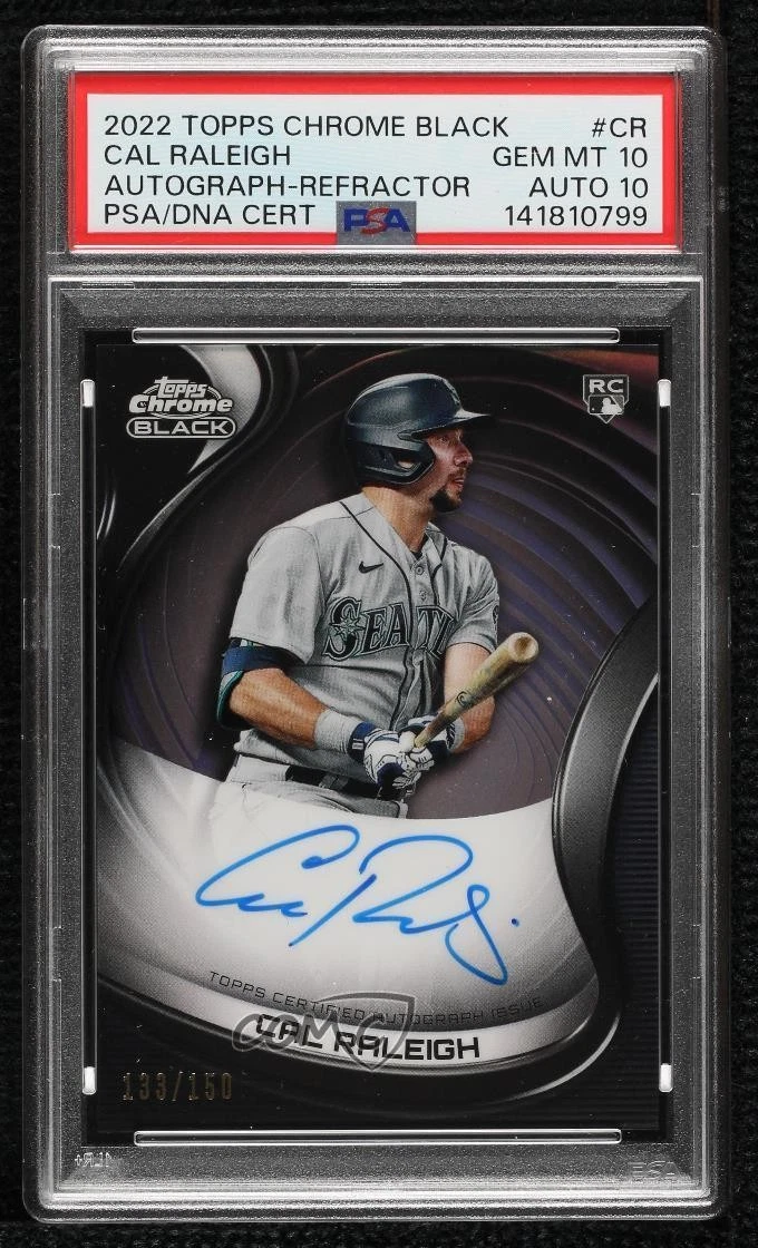 2022 Topps Chrome Black - Cal Raleigh #CBA-CR for sale | eBay
