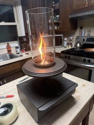 Intrigue Spinning Tabletop Fire , The Outdoor Greatroom Co.