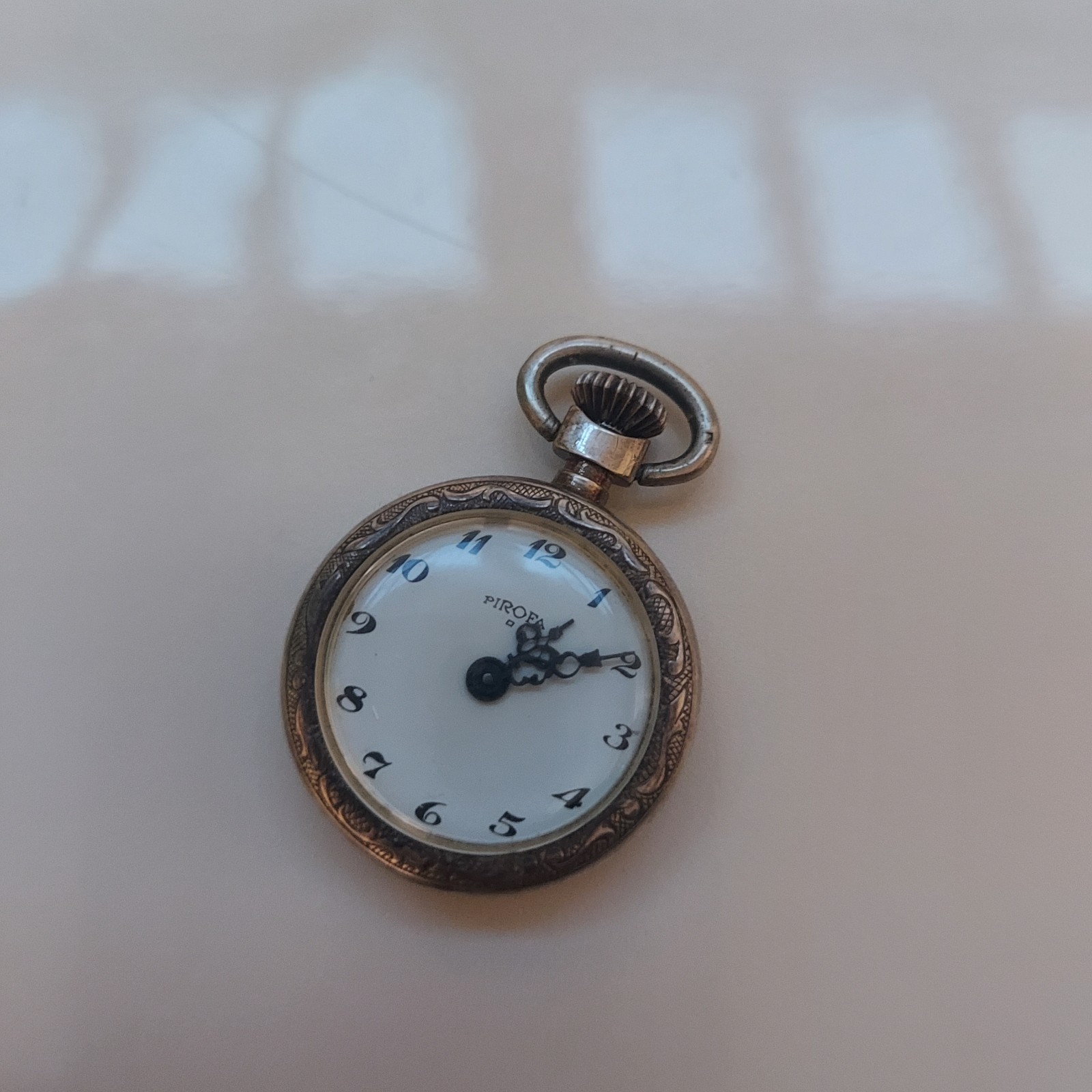 antique solid silver crab hallmark collar pocket … - image 4