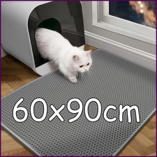 60CMX90CM Cat Litter Mat Waterproof Double Layer Pet Litter Box Mat Pet.