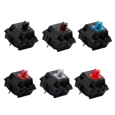 Mechanical Keyboards CherryMX Switches Plate Mount Pink Black Blue Tea Redness