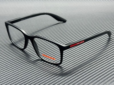 PRADA LINEA ROSSA PS 08RV 1BO1O1 Matte Black Men's 54 mm Eyeglasses