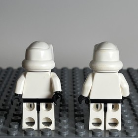 Lego Star Wars Minifigure Scout Trooper sw0005a Endor W/ Black Head - Lot 2x 2L