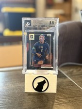 2022-23 Panini Donruss FIFA Trinity Rodman #130 Black Optic  1/1  USWNT BGS 5.5