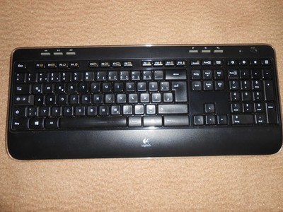 Logitech K520 Tastatur kabellos Funk ohne Unifying Empfänger leise ergonomisch