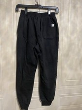 Free Planet Jogger Pants kids 14 Large Navy Blue Elastic Waist Relaxed Casual