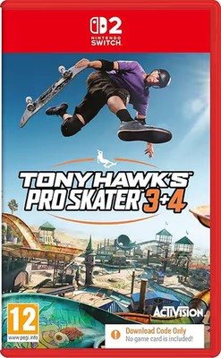 Tony Hawk's Pro Skater 3 + 4 Nintendo Switch 2 Code in Box NEU SEALED Free Post