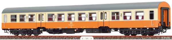 Brawa 51142 Reisezugwagen 2. Klasse Bmhe „StäDteexpress“ Dr Ep Iv, H0 Dc, Neu-image
